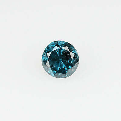#ad 0.10 Cts 2 MM Fancy Intense Blue Diamond Natural Loose Diamond Brilliant Cut $44.10