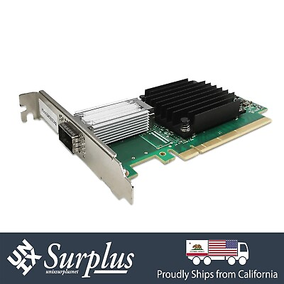Mellanox MCX455A ECAT 100GbE Single Port QSFP28 PCIe ConnectX 4 VPI NIC Card $119.00