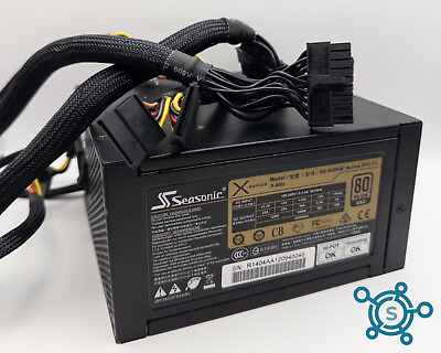 #ad SeaSonic X Series 650W ATX PSU Power Supply Fully Modular SS 650KM 80 Gold $60.00