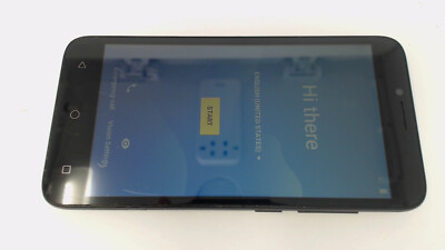 #ad Alcatel Tetra 5041C Cellphone Black 16GB ATamp;T VERY HEAVY WEAR $13.15
