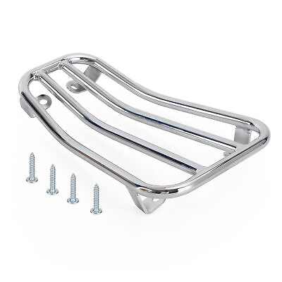 #ad CHROME FLOOR BOARD LUGGAGE CARRY SUPPORT RACK FOR VESPA PRIMAVERA SPRINT 125 $75.79