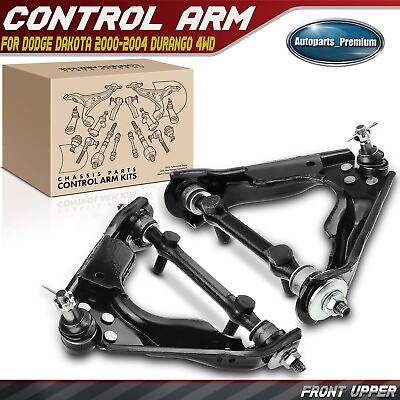 #ad 2x Front Upper Control Arm w Ball Joint for Dodge Dakota 2000 2004 Durango 4WD $61.19