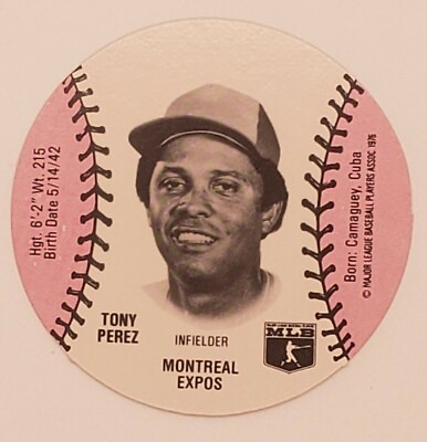 #ad Rare Tony Perez Limited Edition 1978 MSA Wiffle Ball Disc Montreal Expos $6.00