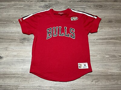 #ad Mitchell amp; Ness Chicago Bulls NBA Finals 1996 Throwback Pullover Jersey Men#x27;s M $49.99
