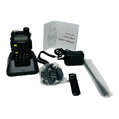 #ad BAOFENG UV 5R5 Walkie Talkies 128 Channel Radio Transceiver VHF UHF Wireless $29.47