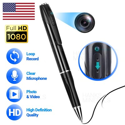 #ad Pen Camera Cam 1080P Pocket Video Recorder Security Mini Body HD DVR $29.98