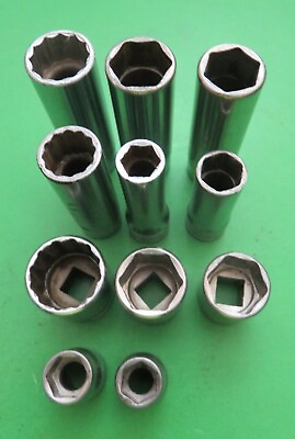 #ad 1 Snap On Hand Tools USA 3 8quot; Drive SAE Metric Shallow Deep Sockets Pick A Size $7.74