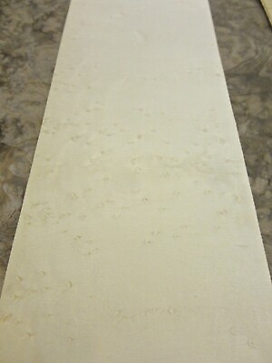 #ad Birdseye Maple dyed bleached wood veneer 29quot; x 5quot; on paper backer 1 40quot; thick $25.00