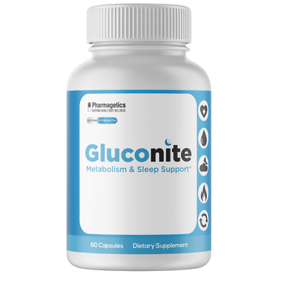 #ad GLUCONITE Blood Sugar Metabolism amp; Sleep Support Formula 60ct 1 Month Supply $34.95