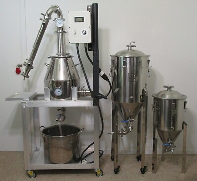 #ad Alcohol Still 8 Gallon Stainless Steel and equipment $2200.00