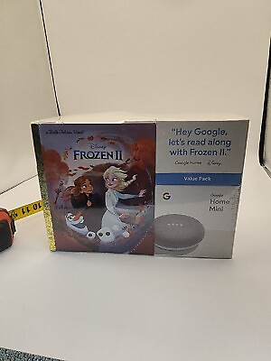 #ad Google Home Mini Disney Little Golden Book Frozen 2 SEALED New $25.00