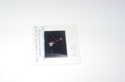 #ad KISS Vintage Original Photo Slide Gene Simmons Live Concert Asylum Tour 1986 #3 $6.99
