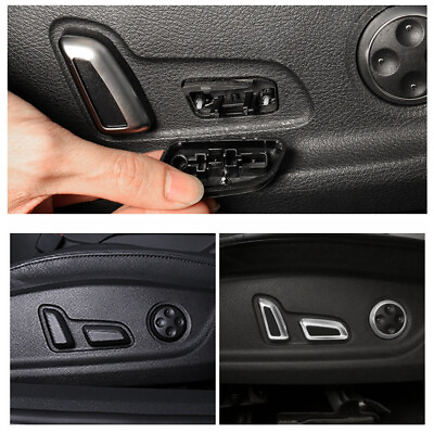 #ad New Seat Adjustment Switch Control Button Cover Trim Decor Kit for Audi Q5 A4 A5 $12.32