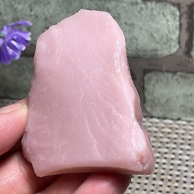 #ad Australian raw Natural Pink Opal Untreated Specimen Mineral Rough Stone 89g A13 $18.85