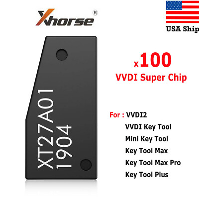 #ad 100pcs x Xhorse Super Chip XT27A01 XT27A66 Transponder for VVDI2 VVDI Key Tool $225.00