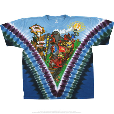 #ad Grateful Dead Casey Jones M L XL 2XL Tie Dye T Shirt $31.70