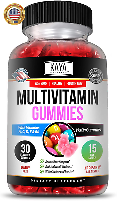 #ad Adult Multi Vitamin Gummy Biotin Vitamin A C amp; E Including Zinc amp;Vitamin B 1 $9.88