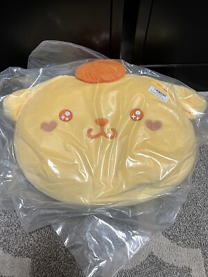 #ad Sanrio PomPomPurin Mochi Heart Cheeks Face Cushion XL Japan Toreba NEW 50cm $35.00