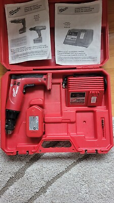 #ad Milwaukee Power PLUS Cordless Drill 18 V 0521 With BATTERY $65.00