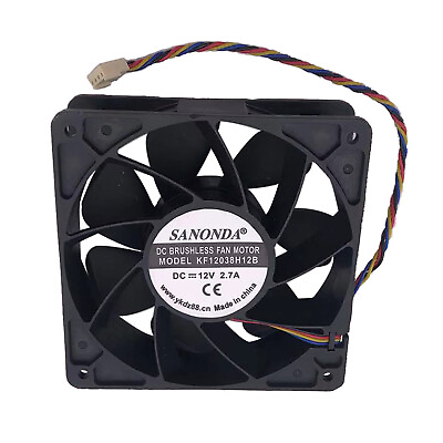 Cooling Fan Replacement for Bitmain Antminer S7 L3 L3 D3 A3 E3 X3 B3 E9 $18.99