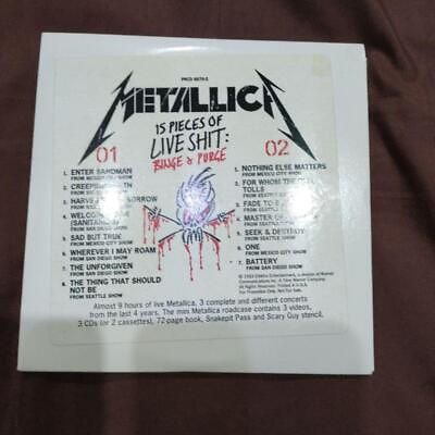 #ad Super Rare Not for Sale Metallica Live Sit Promo Live 2CD $74.00