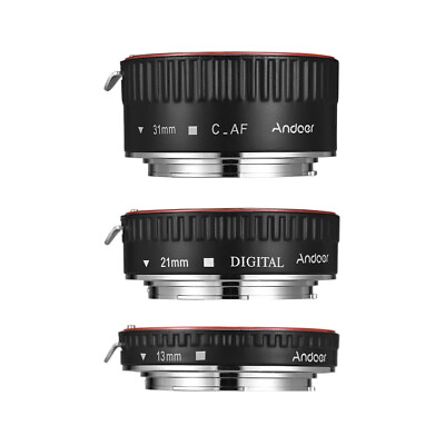 #ad Upgraded Macro Extension Tube Set 3 Piece 13mm21mm31mm A6Z0 $20.91