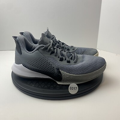 #ad Nike Kobe Mamba Fury Team Cool Grey Mens Size 7.5 CK6632 001 Sneakers $40.18