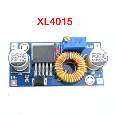 #ad 1 2 5PCS 5A XL4015 DC DC Step Down Adjustable Module Lithium Charger Board EUR 1.13