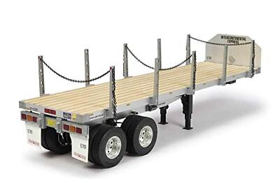 #ad Tamiya 1 14 RC Big Truck Series No.06 flatbed semi trailer Kit 56306 $184.24