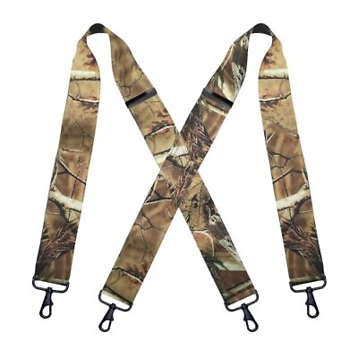 #ad Mens Suspenders Heavy Duty Swivel Hooks Hunting Work Braces Camo Suspenders f... $20.90