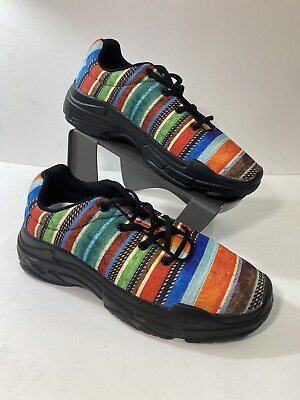 #ad Yes We Vibe Bohemian Life Vegan Sneakers Size 8.5 Men’s. Clean. Free shipping $20.00