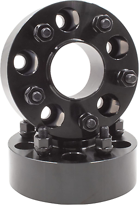 #ad 2 Pcs Hub Centric Wheel Spacers 5 on 4.75 120.7Mm 2.00quot; Thick 7 16quot; Thread Stud $125.99