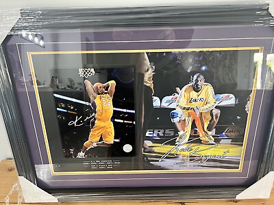 #ad Signed Kobe Bryant 8x10 frame with certification COA. Top Seller World Class AAA AU $1795.00