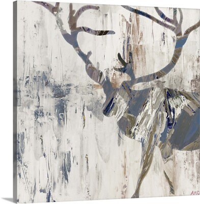 #ad Neutral Rhizome Deer Canvas Wall Art Print Deer Home Decor $399.99