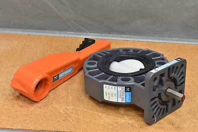 #ad Hayward BY150300EL 3quot; Butterfly Valve with Lever PVC Body PVDF Disc 150 PSI $229.99