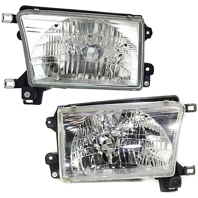 #ad Headlight Assembly Set For 1999 2002 Toyota 4Runner Left Right Side With Bulb $88.43