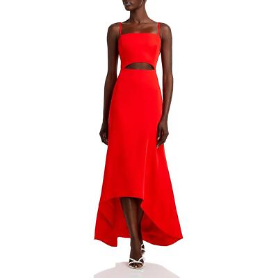 #ad Aqua Womens Square Neck Cut Out Maxi Evening Dress Gown BHFO 3591 $54.99