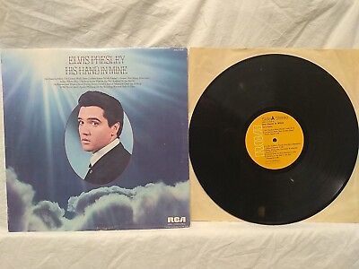 #ad Elvis Presley His Hand In Mine Vinyl LP RCA records ANL1 1319 1976 $39.00
