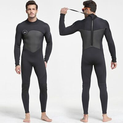 #ad 5mm Neoprene Full Body Mens Wetsuit Wet Suit Diving Surf Winter Warm Snorkeling $189.95