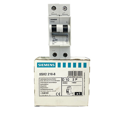 #ad Siemens 5SX2 210 8 400V Circuit Breaker $13.64