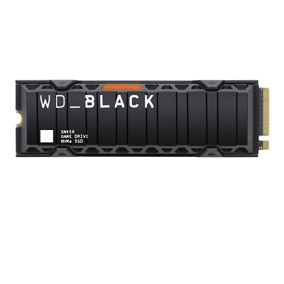 WD BLACK 1TB SN850 NVMe Gaming SSD with Heatsink Gen4 PCIeM.2 Up to 7000 MB s $127.95