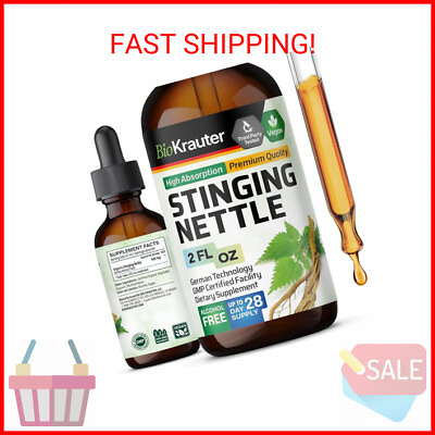 #ad Stinging Nettle Tincture Organic Nettle Root Extract Liquid Urinary Health S $19.58