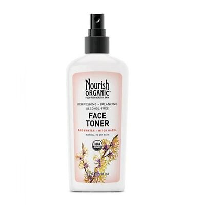 #ad Organic Face Toner Normal To Dry 3 Oz By Nourish $19.49