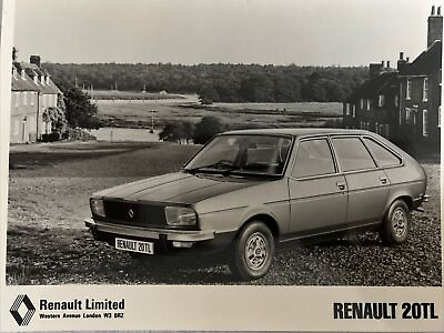 #ad Renault 20TL 20 TL Car Promo Press Release Sales Photo GBP 3.75