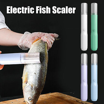 #ad Electric Fish ScalerPowerful Cordless Fish Scaler Scale Scraper Remover $16.84