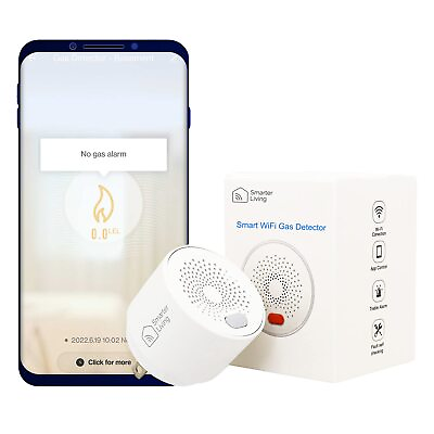 #ad – Smart WiFi Gas Detector Natural Gas Propane and Other Flammable Gases ... $46.90