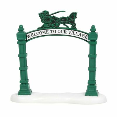 #ad Department 56 General Village New 2019 WELCOME TO OUR VILLAGE ARCHWAY 6003176 $23.20