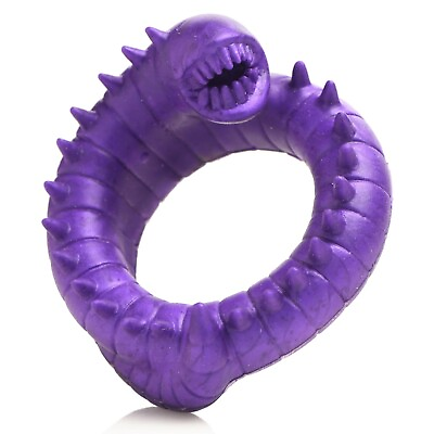 #ad Creature Cocks Slitherine Silicone Cock Ring Purple Fetish Kinky Fantasy Play $17.88