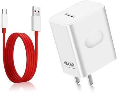 #ad OnePlus 7 pro Warp Charger 30W Power Adapter OnePlus USB C Fast Charging Cable $14.99