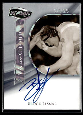 #ad 2009 Press Pass Fusion Autographs Onyx #CCH BL Brock Lesnar 25 $349.99